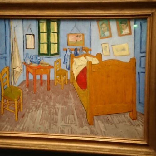 Famous Van Gogh painting in the Musee d'Orsay